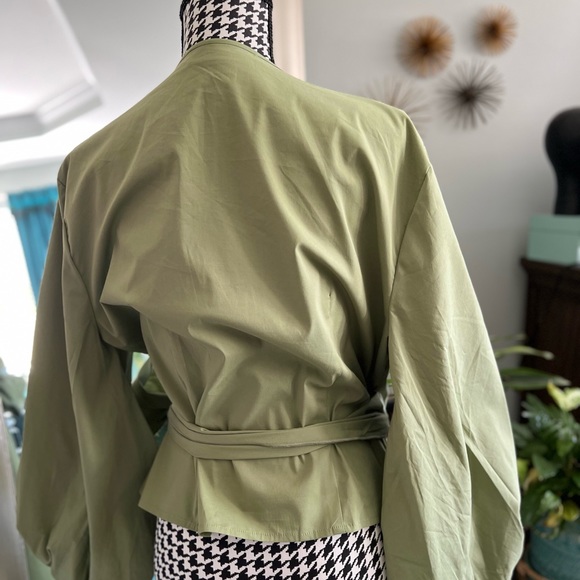 NY&C deep v neck wrap blouse - Picture 5 of 6